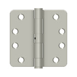 4" x 4" x 1/4" Radius Hinge, HD