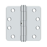 4" x 4" x 1/4" Radius Hinge, HD