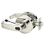 Sargent 28-60-10G71-LP-12V-US26D 12V Fail Secure Cylindrical Electromechanical Lock - 2-3/4" Backset, 4-7/8" Strike, LFIC Large Format Interchangeable Core - Less Core, L Rose, P Lever, Satin Chrome
