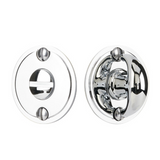 Emtek 828TP Classic Thumbturn Privacy Bolt - Use with Brass Passage Set