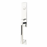 Emtek 4206 Hercules Smooth Full Length Dummy Set Entrance Handleset - Brass Tubular