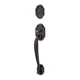 Emtek EMP4312 Nashville Single Cylinder Entrance Handleset - Brass Tubular - EMPowered Upgrade