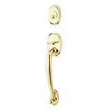 Emtek 4400 Saratoga Dummy Entrance Handleset - Brass Tubular