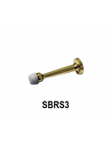 Solid Brass Rigid Door Stop With Molded Screw, SBRS