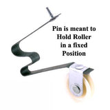 M Spring Tension Roller Assembly with Pin &amp; 1 Inch Nylon Wheel for Sliding Screen Door