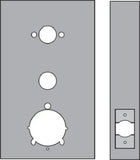 Keedex Weldable Gate box K-BXSIM For Alarm Lock and Dormakaba Cylindrical Locks and others