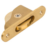 11123001 Rockwell Solid Brass Sash Pulley with Precision Bearing 2-5/8″ Chain Driven Brass Wheel