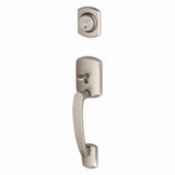 Schlage Residential F58 Greenwich Exterior Active Handleset Only with C Keyway