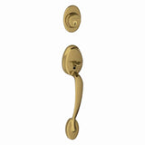 Schlage Residential JH58 Single Cylinder Outside Active Handleset Barcelona, C Keyway