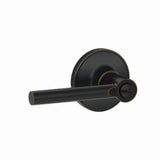 Schlage Residential J40 - Broadway Lever Privacy Lock with 16254 Latch and 10101 Strike