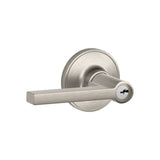 Schlage Residential J54 - Entry Lock Solstice Lever with C Keyway, 16255 Latch and 10101 Strike