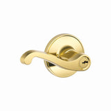Schlage Residential J54 - Entry Lock LaSalle Lever with C Keyway, 16255 Latch and 10101 Strike