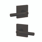 Schlage Residential FC172 - Broadway Lever Non Turning Double Dummy Pair - Collins Rose