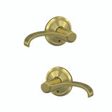 Schlage Residential FC172 - Whitney Lever Non Turning Double Dummy Pair - Alden Rose