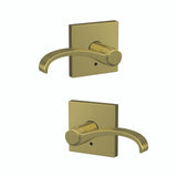 Schlage Residential FC172 - Whitney Lever Non Turning Double Dummy Pair - Collins Rose