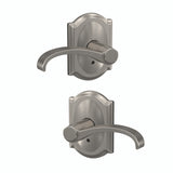 Schlage Residential FC172 - Whitney Lever Non Turning Double Dummy Pair - Camelot Rose