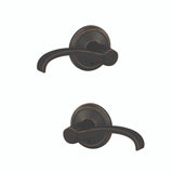 Schlage Residential FC172 - Whitney Lever Non Turning Double Dummy Pair - Alden Rose
