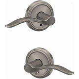 Schlage Residential FC172 - Pennant Lever Non Turning Double Dummy Pair - Indy Rose
