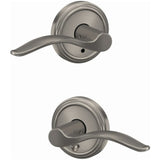 Schlage Residential FC172 - Pennant Lever Non Turning Double Dummy Pair - Indy Rose