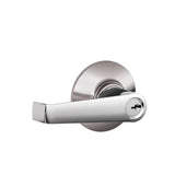 Schlage Residential F51A - Entry Lock - Elan Lever, C Keyway with 16211 Latch and 10063 Strike