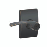 Schlage Residential F51A - Entry Lock -Merano Lever, C Keyway with 16211 Latch and 10063 Strike - Addison Rose