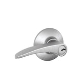 Schlage Residential F51A - Entry Lock - Manhattan Lever, C Keyway with 16211 Latch and 10063 Strike