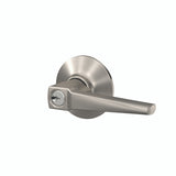 Schlage Residential F51A - Entry Lock - Eller Lever, C Keyway with 16211 Latch and 10063 Strike - Kinsler Rose