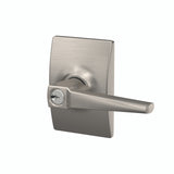 Schlage Residential F51A - Entry Lock - Eller Lever, C Keyway with 16211 Latch and 10063 Strike - Century Rose