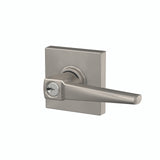 Schlage Residential F51A - Entry Lock - Eller Lever, C Keyway with 16211 Latch and 10063 Strike - Collins Rose