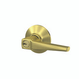 Schlage Residential F51A - Entry Lock - Eller Lever, C Keyway with 16211 Latch and 10063 Strike - Kinsler Rose