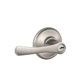 Schlage Residential F51A - Entry Lock - Avila Lever, C Keyway with 16211 Latch and 10063 Strike - Alden Rose