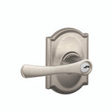 Schlage Residential F51A - Entry Lock - Avila Lever, C Keyway with 16211 Latch and 10063 Strike - Camelot Rose