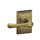 Schlage Residential F51A - Entry Lock - Avila Lever, C Keyway with 16211 Latch and 10063 Strike - Addison Rose