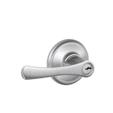 Schlage Residential F51A - Entry Lock - Avila Lever, C Keyway with 16211 Latch and 10063 Strike - Camelot Rose