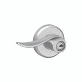 Schlage Residential F51A - Entry Lock - Sacramento Lever, C Keyway with 16211 Latch and 10063 Strike - Greyson Rose