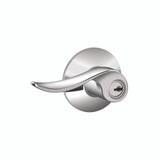 Schlage Residential F51A - Entry Lock - Sacramento Lever, C Keyway with 16211 Latch and 10063 Strike - Kinsler Rose