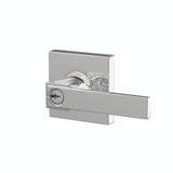 Schlage Residential F51A - Entry Lock - Northbrook Lever, C Keyway with 16211 Latch and 10063 Strike -  Collins Rose