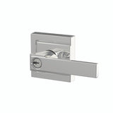 Schlage Residential F51A - Entry Lock - Northbrook Lever, C Keyway with 16211 Latch and 10063 Strike -  Upland Rose