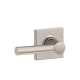Schlage Residential F10 - Broadway Lever Passage Lock with 16080 Latch and 10027 Strike - Collins Rose