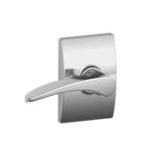 Schlage Residential F10 - Manhattan Lever Passage Lock with 16080 Latch and 10027 Strike  - Century Rose