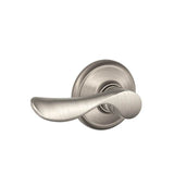Schlage Residential F10 - Champagne Lever Passage Lock with 16080 Latch and 10027 Strike - Alden Rose