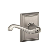 Schlage Residential F40 - Privacy Lock - Flair Lever, 16080 Latch and 10027 Strike - Addison Rose