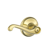 Schlage Residential F40 - Privacy Lock - Flair Lever, 16080 Latch and 10027 Strike - Alden Rose
