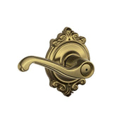 Schlage Residential F40 - Privacy Lock - Flair Lever, 16080 Latch and 10027 Strike - Brookshire Rose