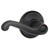 Schlage Residential F40 - Privacy Lock - Flair Lever, 16080 Latch and 10027 Strike - Alden Rose