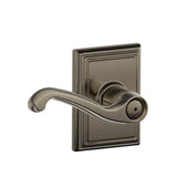 Schlage Residential F40 - Privacy Lock - Flair Lever, 16080 Latch and 10027 Strike - Addison Rose