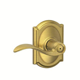 Schlage Residential F40 - Privacy Lock - Accent Lever, 16080 Latch and 10027 Strike