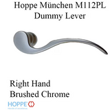 Hoppe München M112PL Lever, Right Hand, Dummy Function - Brushed Chrome , 11503609