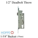 Hoppe Single Point Mortise Lock (SPL) ½ Inch Deadbolt Throw 1-3/8 Inch Backset