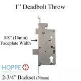 Hoppe Mortise Lock, 16mm 70/92 Single Point Lock (SPL) 1